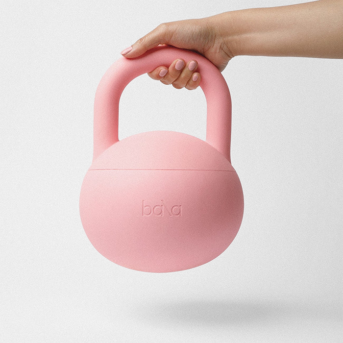 Kettlebell 10 lb 4,5 kg Rosa