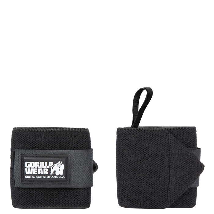 Wrist Wraps Basic Svart/Gr&aring;