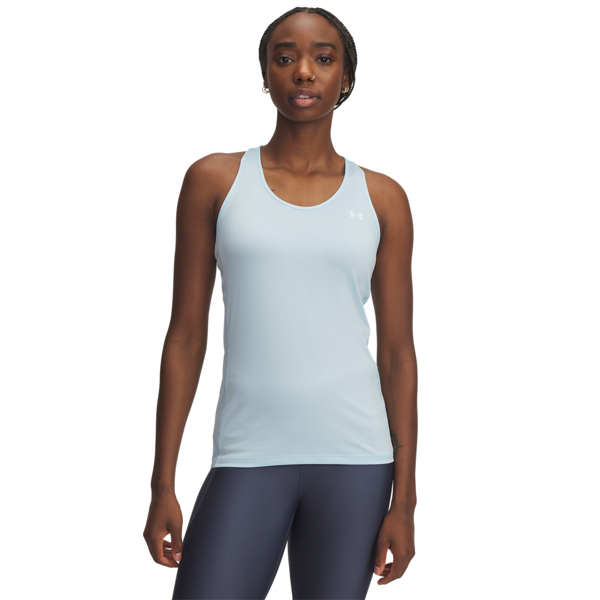 Tech Mesh Racerback Singlet Blå