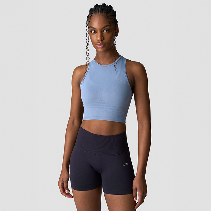 Define Seamless Cropped Topp Blå