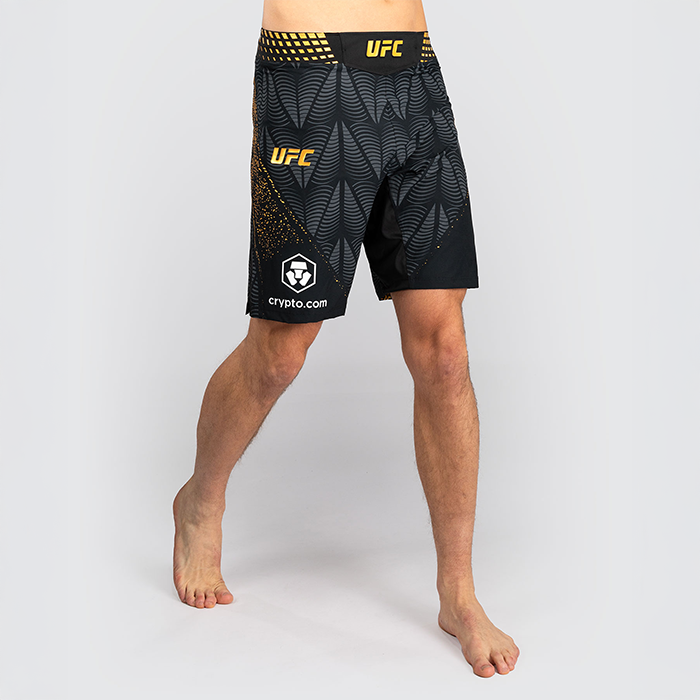 UFC Zenith by Venum Fight Night Fightshorts Lang modell Svart Gull