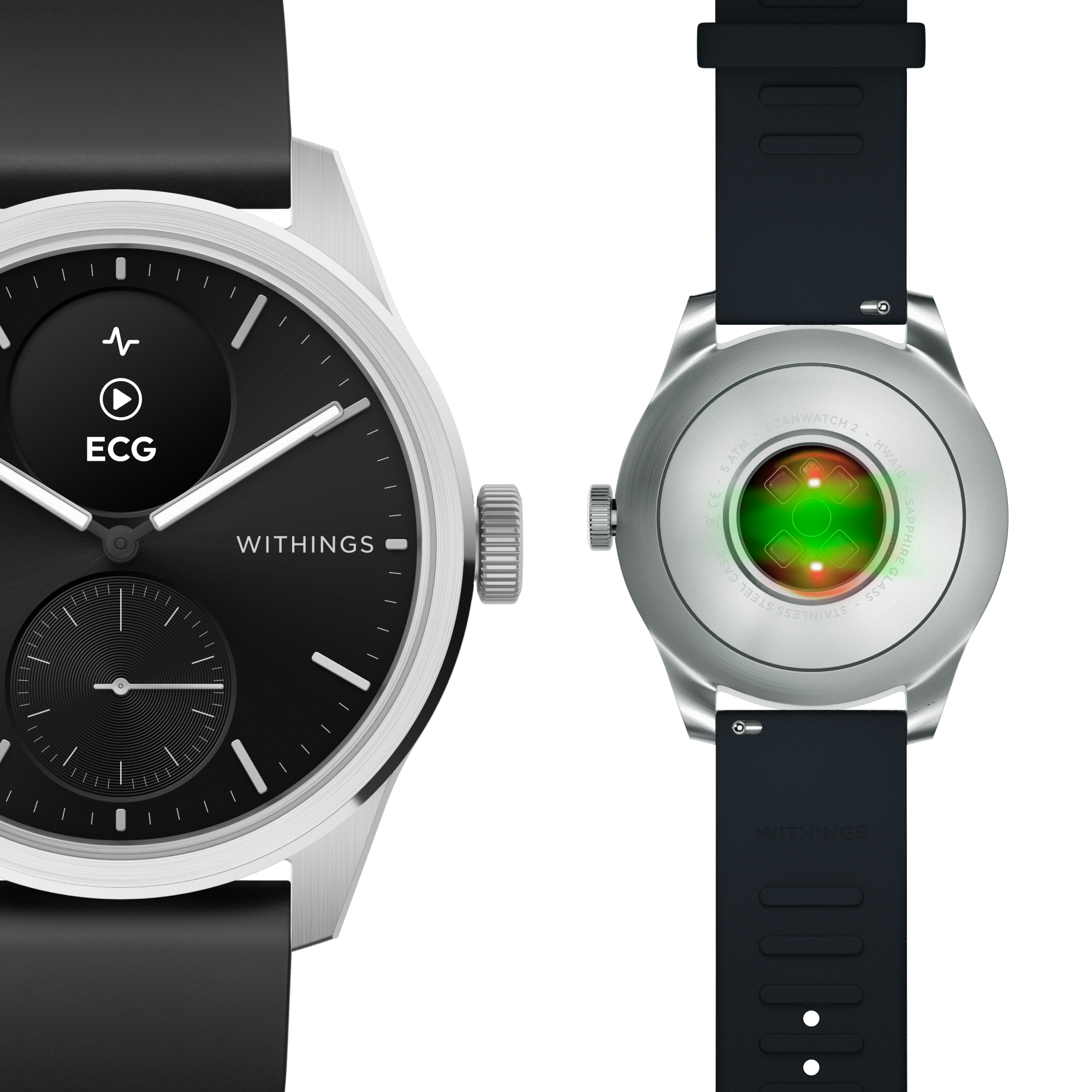 Treningsklokke Scanwatch 2 42mm Black