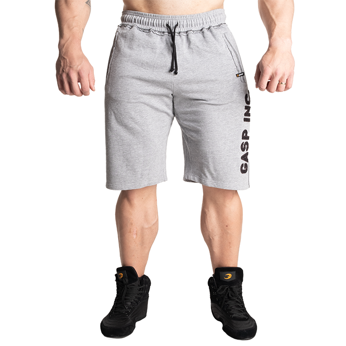 Division Sweatshorts, Light Grey Melange