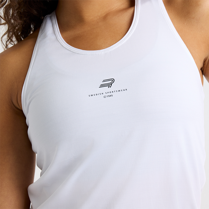 Motion Racerback Linne Hvit
