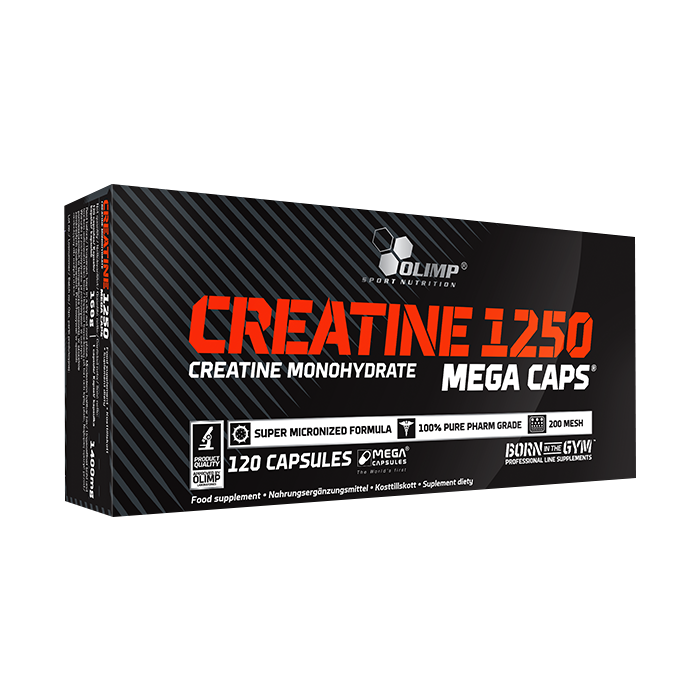 Creatine 1250 Kreatin Monohydrat 120 Mega Capsules