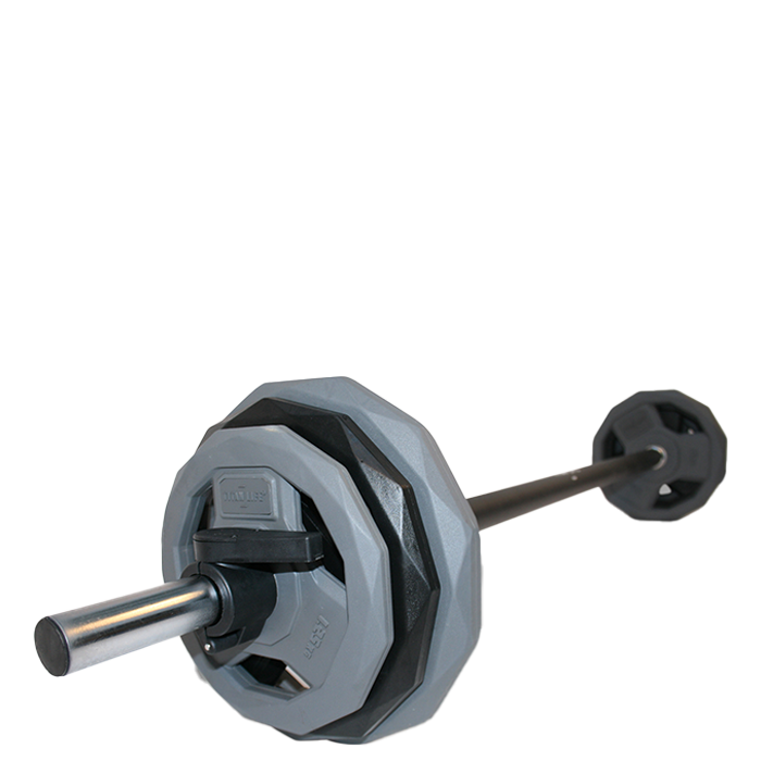 Pumpesett Vektstang og Vektskiver 17,5 kg