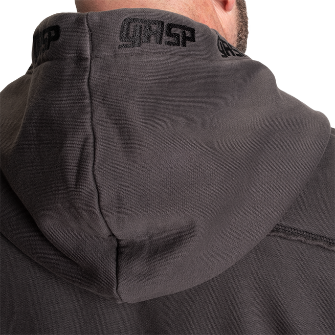 Pro Gym Hoodie Acid Wash Gr&aring;