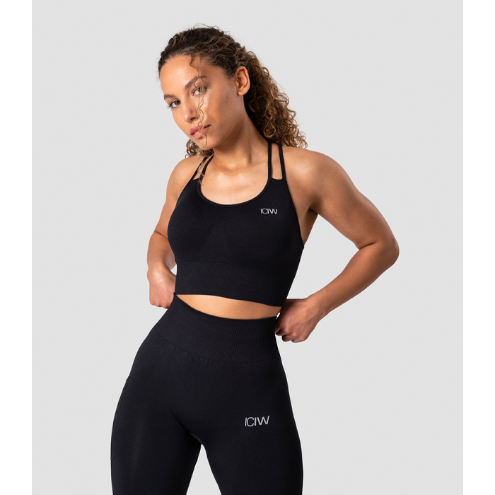 Define Seamless Sports Bra, Black