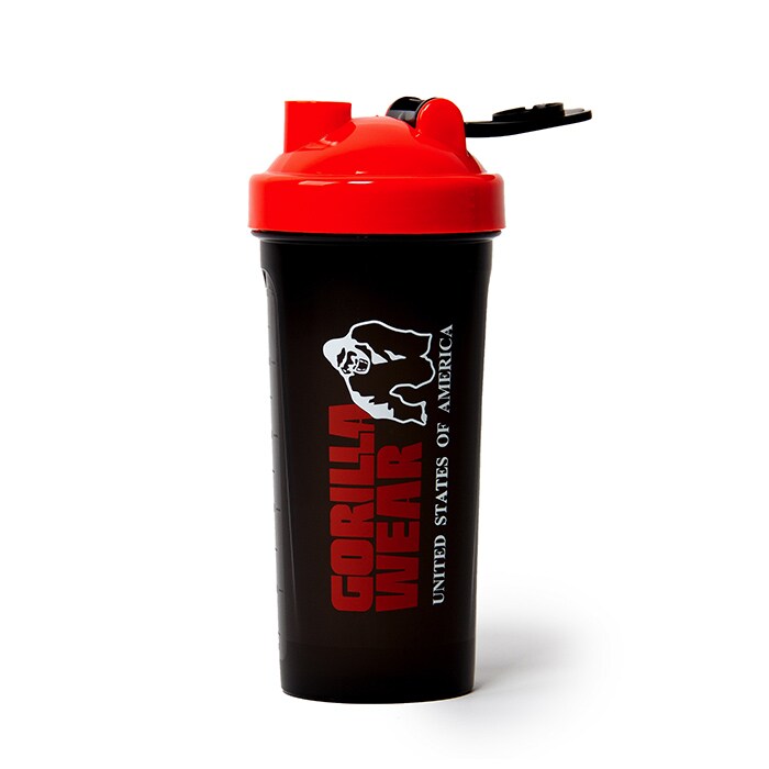 Shaker XXL Svart/R&oslash;d 1000 ml
