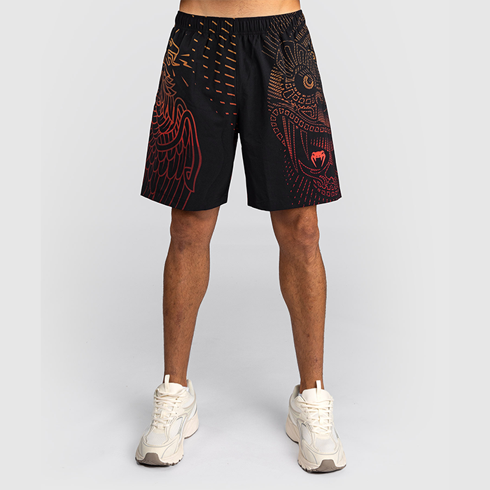 Venum Quetzal Fury Treningsshorts Svart R&oslash;d Oransje