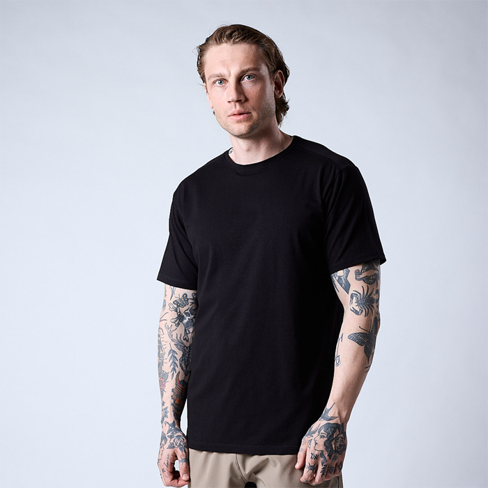 Bamboo T-skjorte Svart