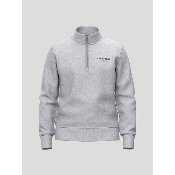 Borg Essential 1 Half Zip Genser Grå