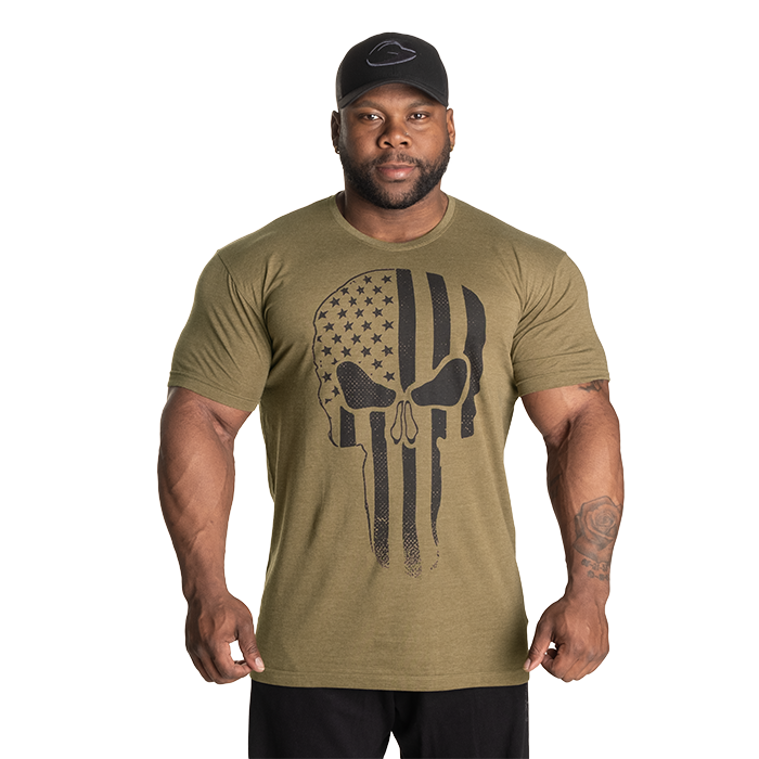 Bilde av Skull Standard Tee, Army Green Melange