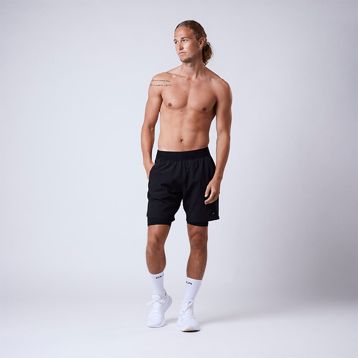 Rep 2 in 1 Shorts Svart