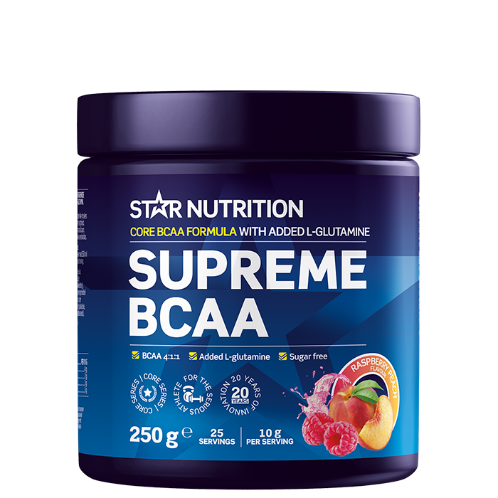 Supreme BCAA Pulver 250 g rasberry_peach