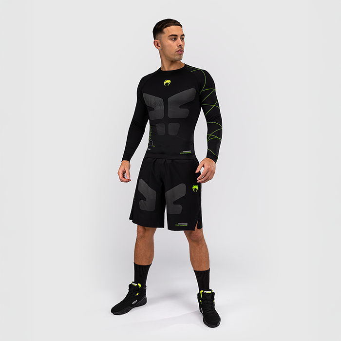 Training Camp 4.0 Rashguard Langermet Svart Gr&oslash;nn