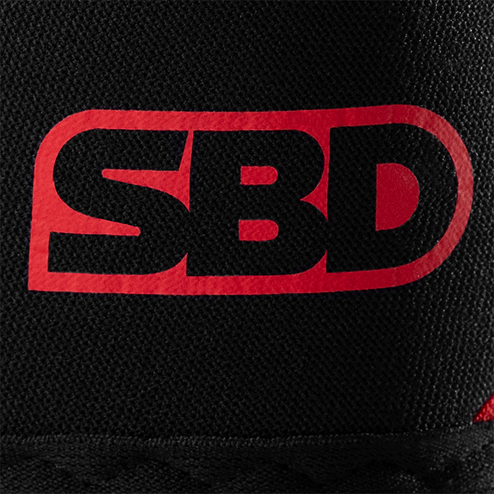 SBD Knee Sleeves, 7mm, Black/Red