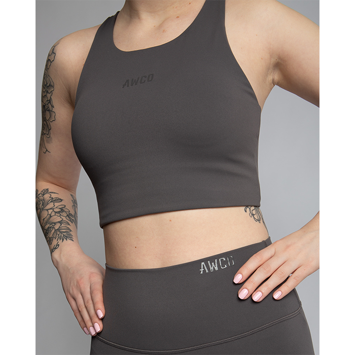 Studio Sports Bra, Graphite Grey