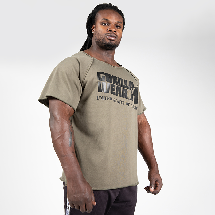 Classic Workout Top, Army Green