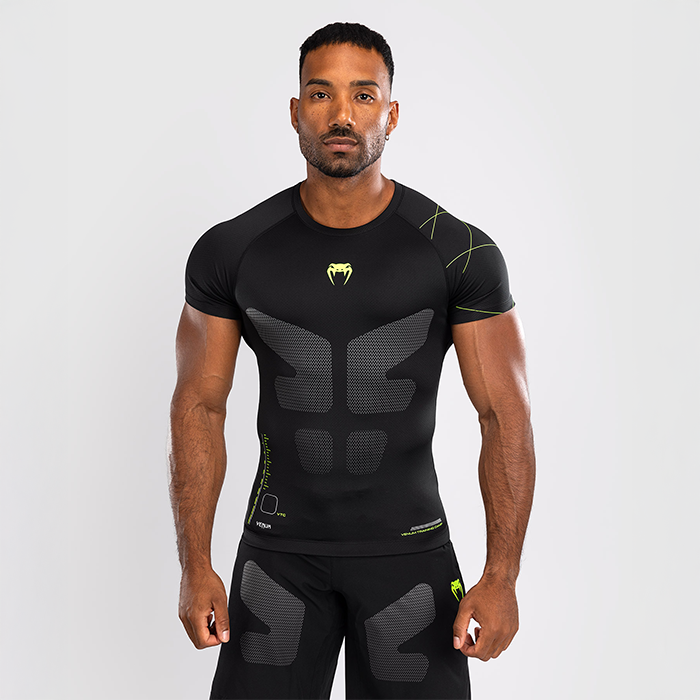Training Camp 4.0 Rashguard Kortermet Svart Grønn