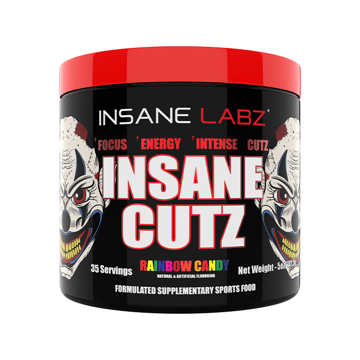 Insane Cutz Pre-Workout, 35 servings, Rainbow Candy