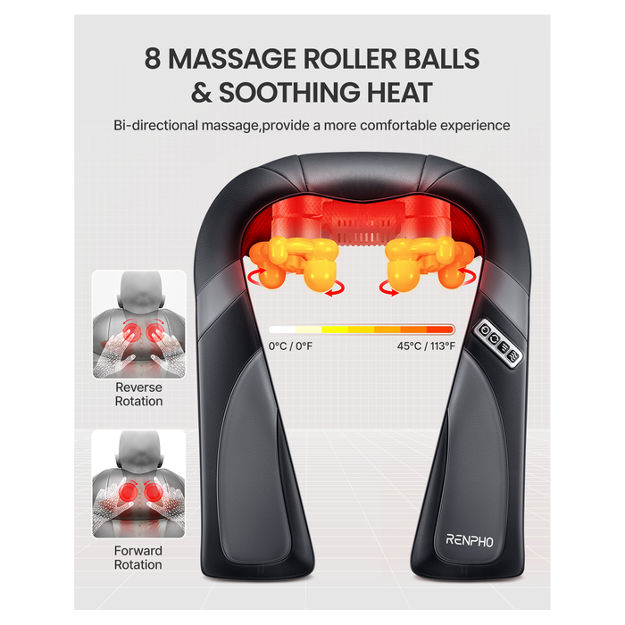 U-Neck Go Shiatsu Nakke & Skuldermassasjeapparat