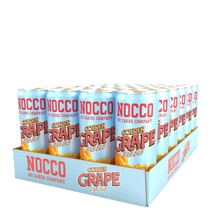 24 x NOCCO BCAA, 330 ml, Golden Grape del Sol, Norge