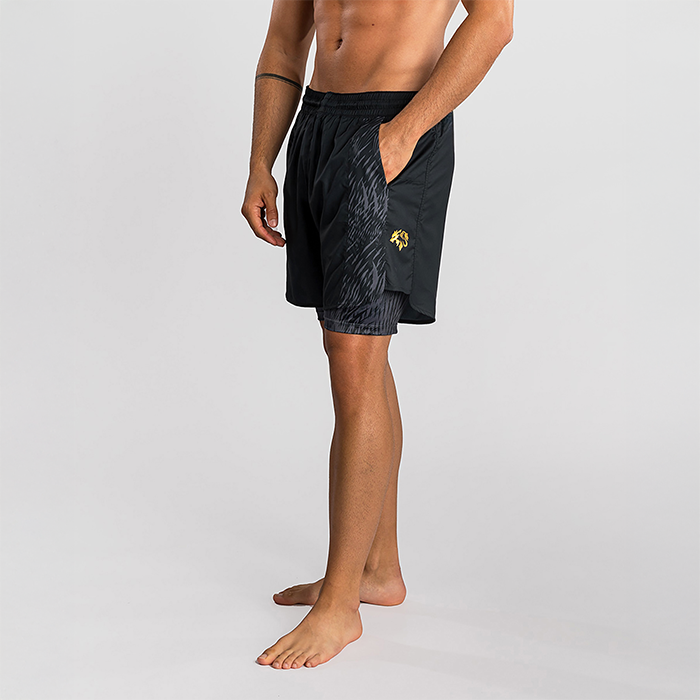 Venum X Chimaev Wild Borz Treningsshorts Svart Gr&aring;