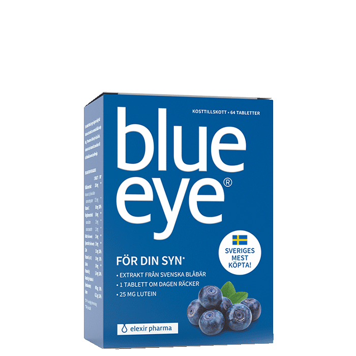 Blue Eye, Blåbærekstrakt, 64 tabletter