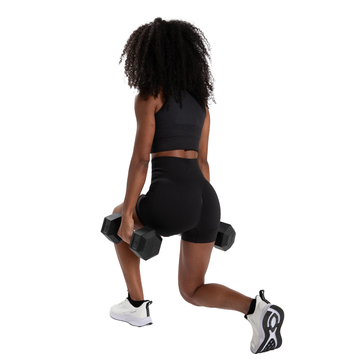 Olivia Seamless Shorts, Black