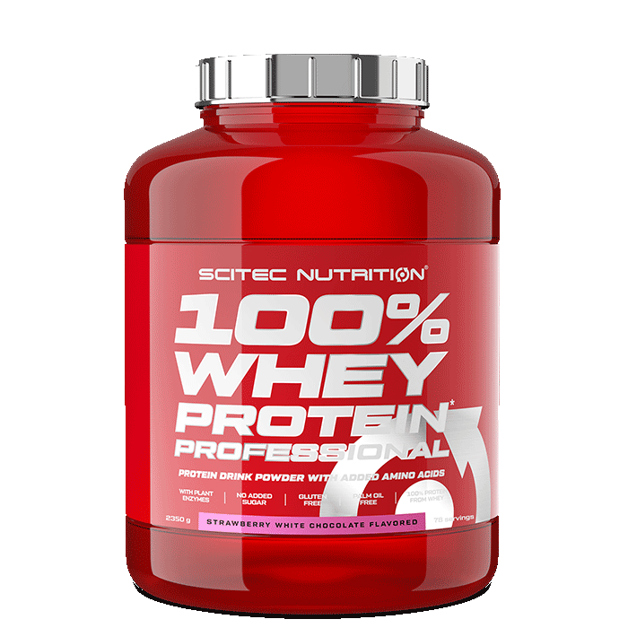 100% Myseprotein Professional 2350 g strawberry_white_chocolate