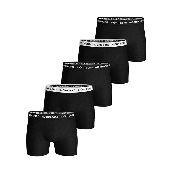 5p Short Shorts Noos Solids, Black