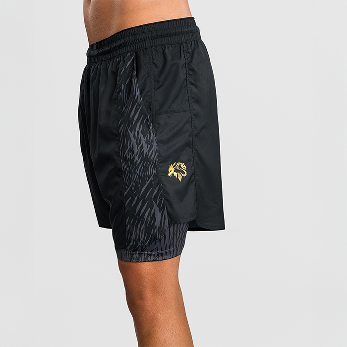 Venum X Chimaev Wild Borz Treningsshorts Svart Gr&aring;