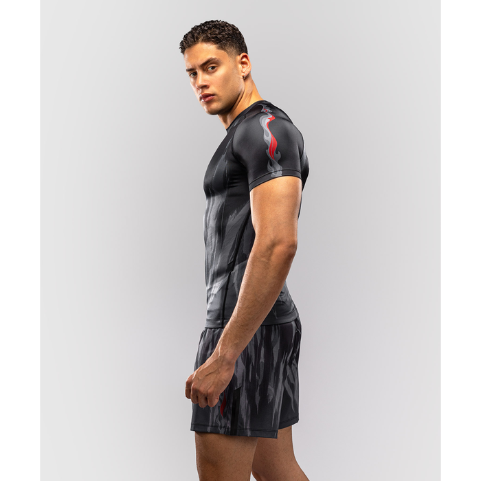 Venum Demon Short Sleeve Rashguard Black/Grey