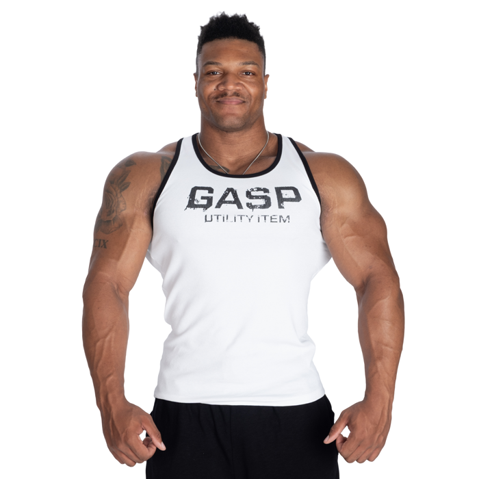 GASP Ribbed T-Back Singlet