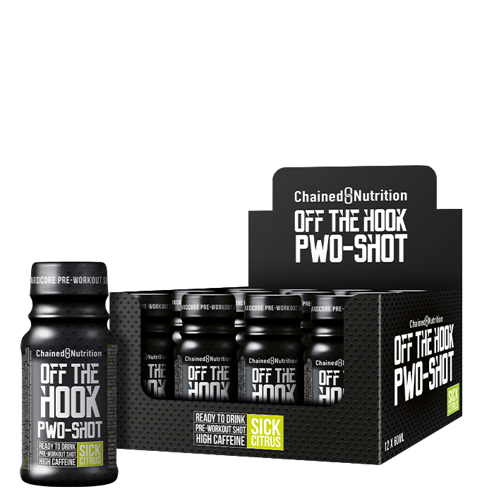 12 x Off The Hook PWO-Shot, 60 ml, Sick Citrus Kort datum Sick Citrus