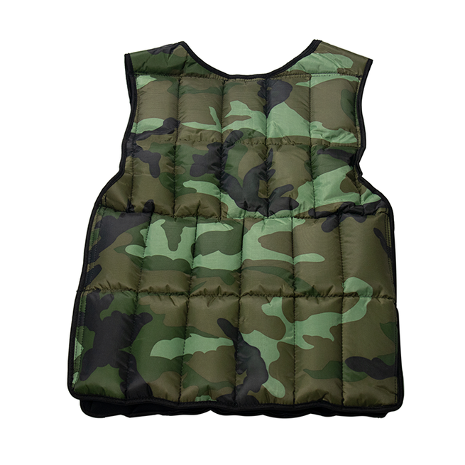 Sport Nation Adjustable Weight Vest with front pocket 10 kilo, Camo
