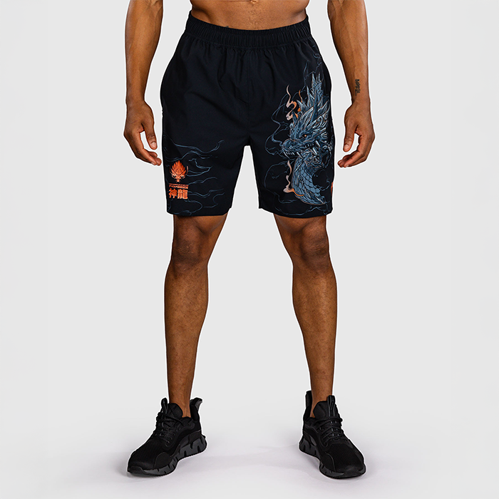 Venum Thunder Dragon Treningsshorts Svart Grå Kobber