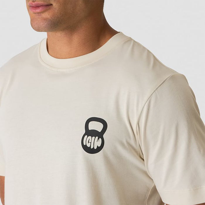 Everyday T-skjorte Print Beige