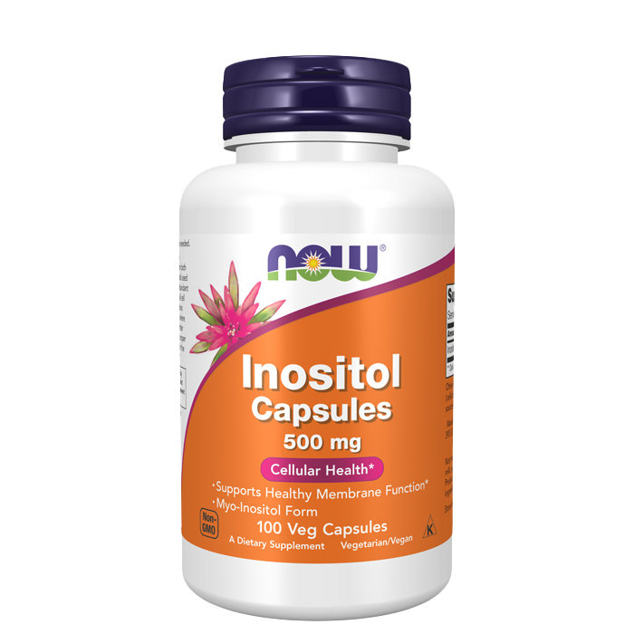 Now Foods Inositol 500 mg 100 kapsler