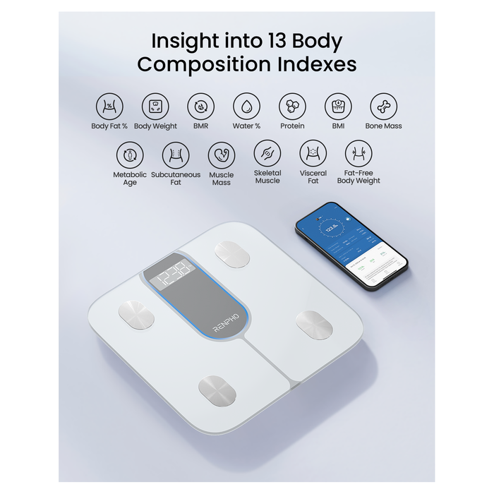Elis 1C Smart Personvekt Hvit
