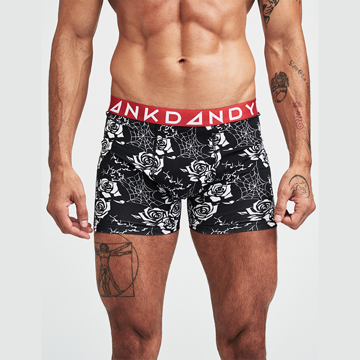 Boxershorts 5 pack Svart R&oslash;d