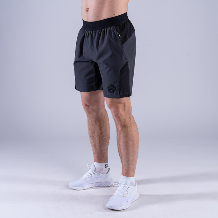 CLN Energy Stretch Shorts, Charcoal