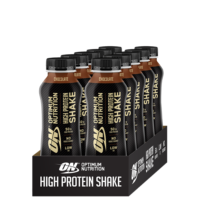 10 x Optimum High Protein Shake, 500 ml