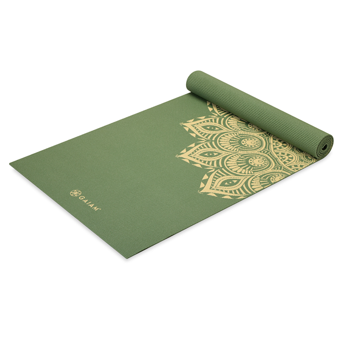 Yogamatte Gr&oslash;nn 6 mm