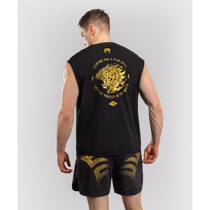 VENUM X MIKE TYSON TIGER Cotton Sleeveless T-Shirt Black/Gold