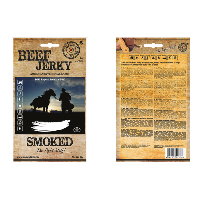 Beef Jerky røkt 50 g