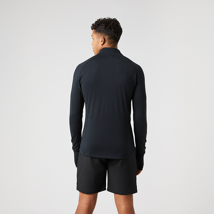 Midlayer Half‑Zip Svart
