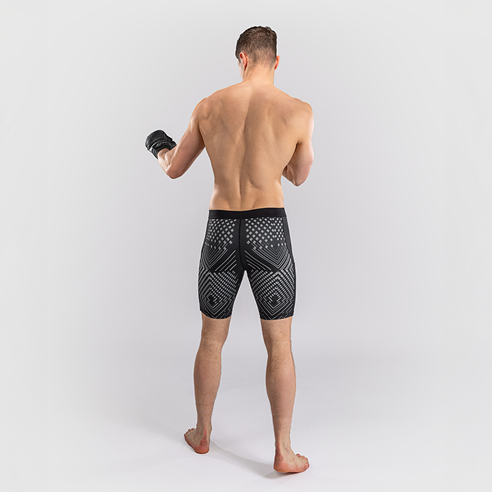 Venum Midnight Fury Vale Tudo Shorts Svart Gr&aring; S&oslash;lv