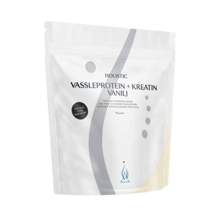 Myseprotein + Kreatin Vanilje 750 g